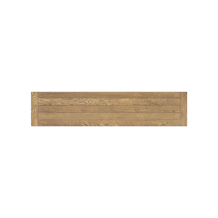 Hendricks - Dining Bench - Rustic Wheat / Raven