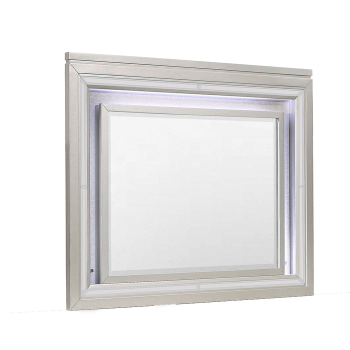 Cross - Glam Mirror With LED - Champagne