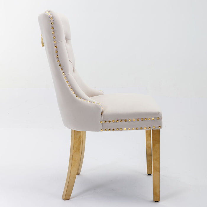 Nikki - Modern, High-End Tufted Dining Chair (Set of 2)