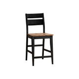 Austin - Panel Stool - Natural Mango Wood