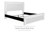 Shoralli - Queen Panel Rails - Black