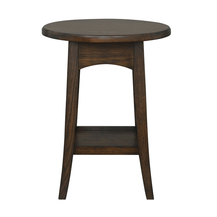 Sylvie - Accent Table - Dark Brown