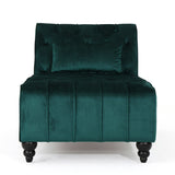 Ethereala - Upholstered Chaise Lounge With Button Tufted