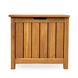 Portside - Wooden Deck Box 30 Gallons Storage Bench - Teak