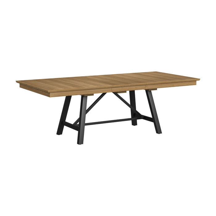 Newport - Trestle Table - Natural Oak