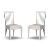 Melody - Upholstered Dining Chair (Set of 2) - White
