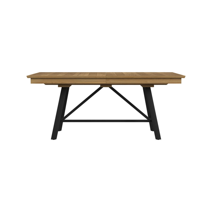 Newport - Trestle Table - Natural Oak