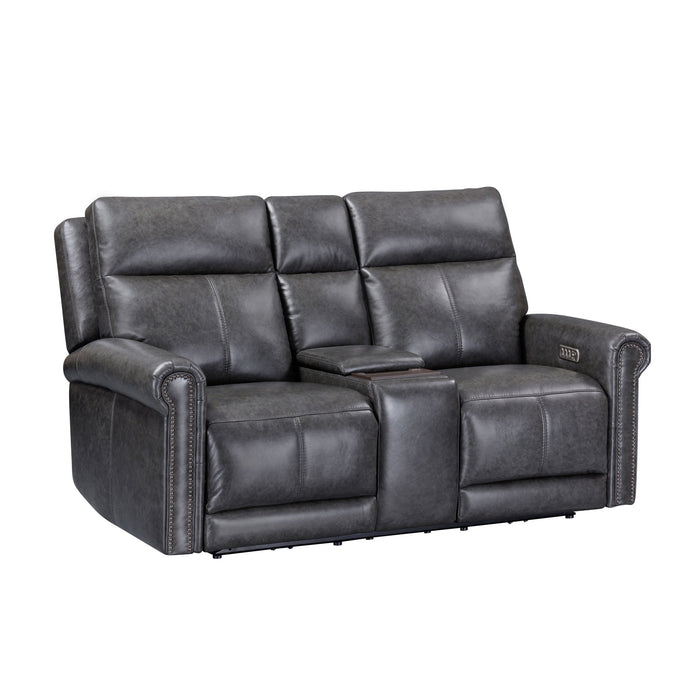 Alexander - Power Reclining Loveseat With Console, Power Headrest & Lumbar