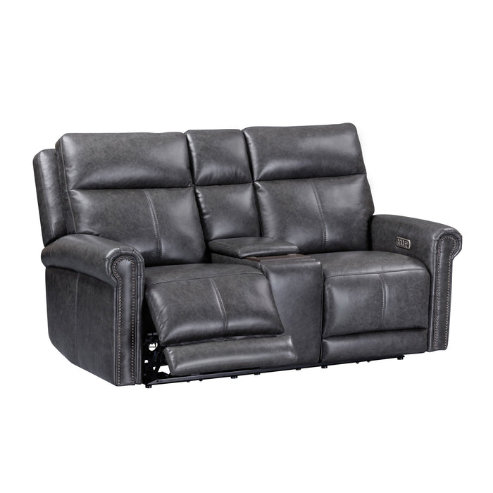 Alexander - Power Reclining Loveseat With Console, Power Headrest & Lumbar