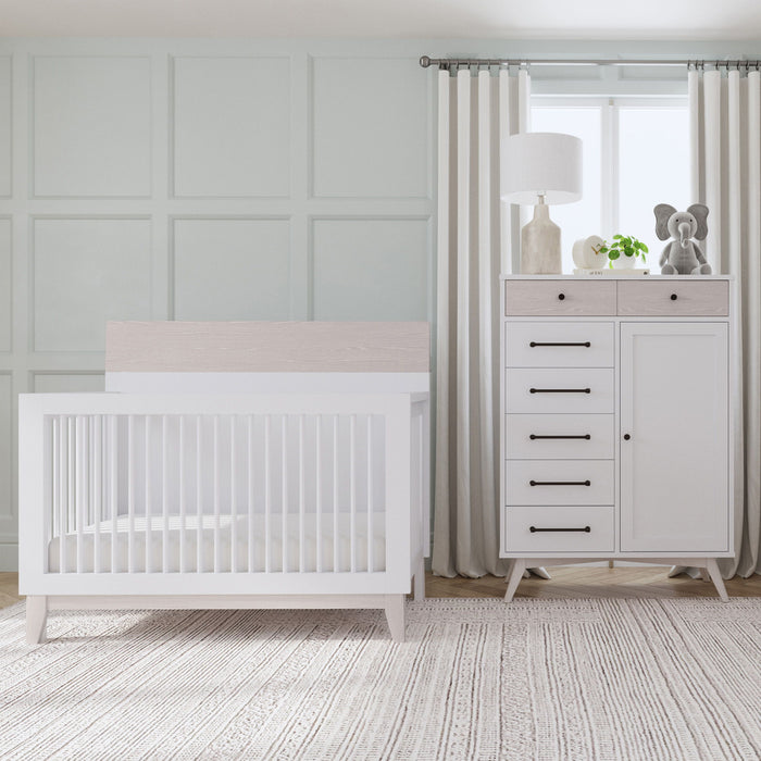 Rowan - Convertible Crib - Ash Linen