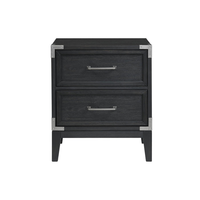 Laguna - Nightstand - Weathered Steel