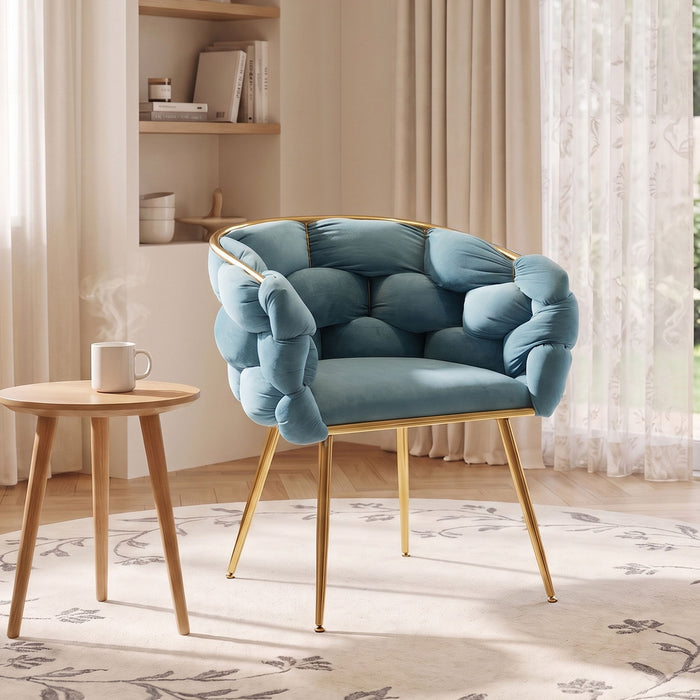 Luxury Modern Simple Leisure Single Sofa Chair Bedroom Lazy Person Household Dresser Stool Manicure Table Back Chair