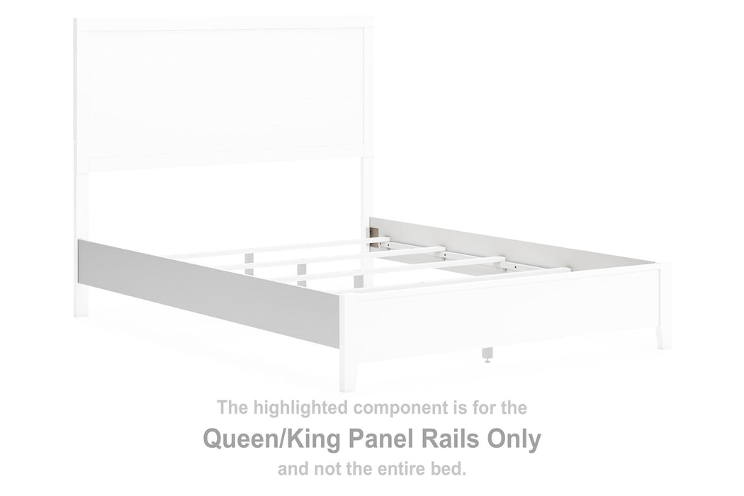 Binterglen - Queen/King Panel Rails - White