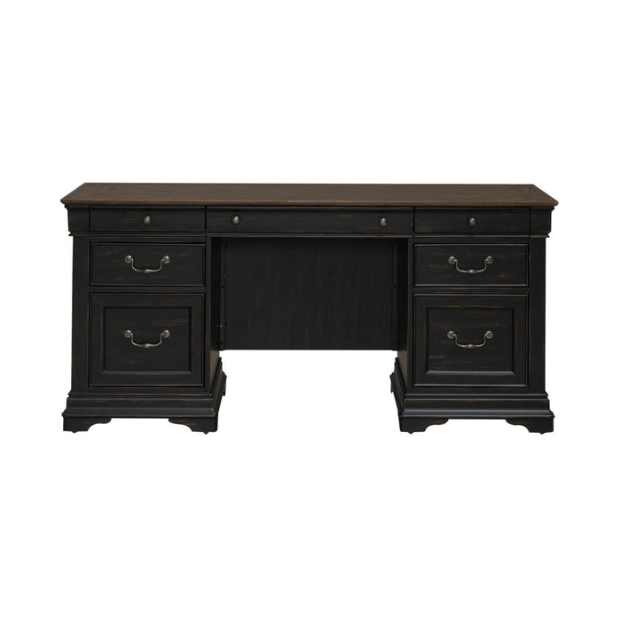 Meritage - Jr Executive Credenza - Black