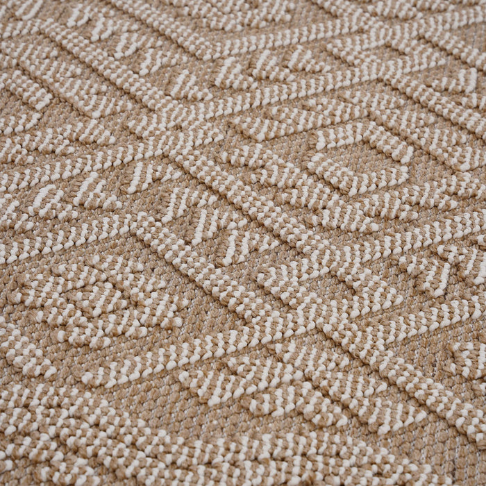 Guros - 6' X 9' Traditional Indoor / Outdoor Area Rug - Natural