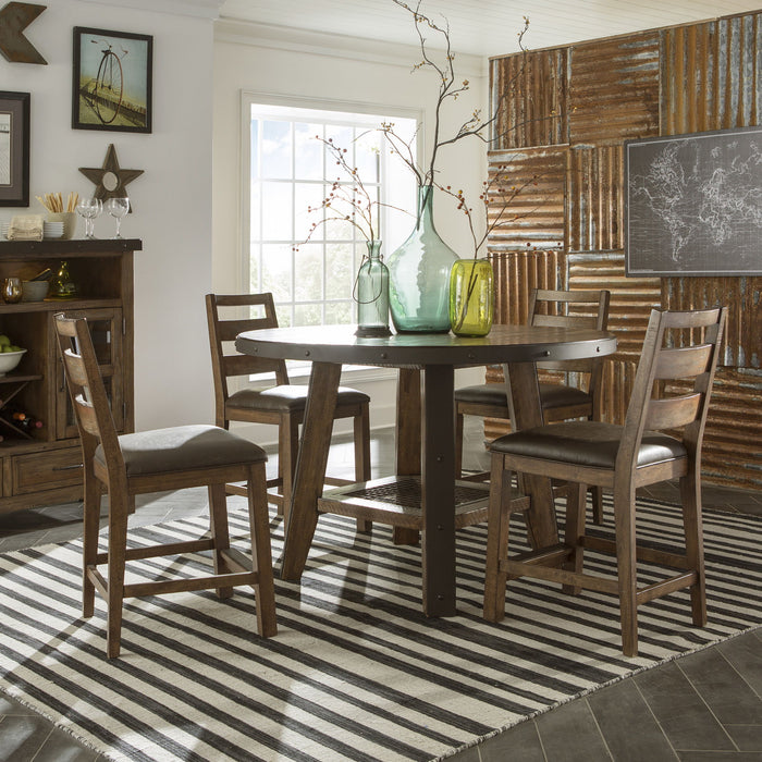 Taos - Ladder Stool - Canyon Brown