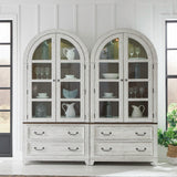 River Place - Bunching Curio (Set of 2) - Riverstone White & Tobacco