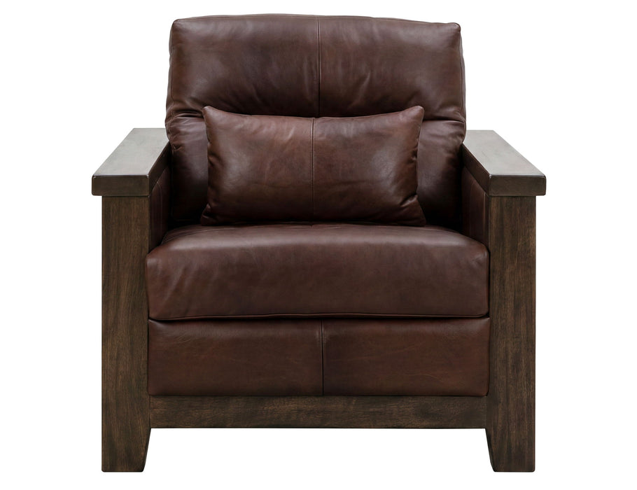 Walnut - Armchair - Brown