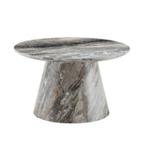Circular Coffee Table With Adjustable Feet