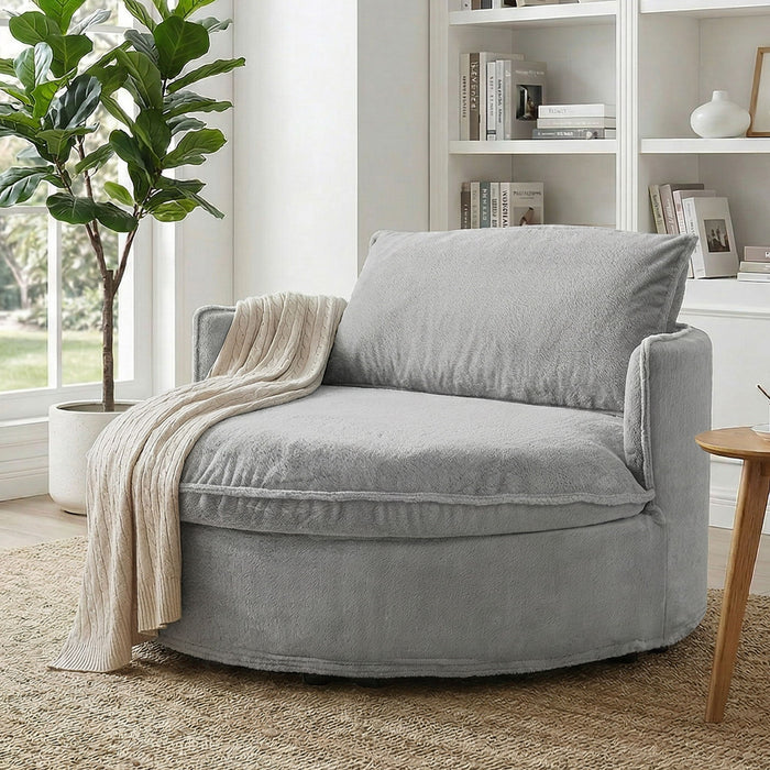 Round Lounge Sofa Chair For Living Room
