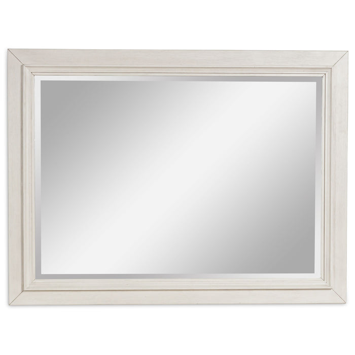Shaybrock - Bedroom Mirror - Antique White / Brown