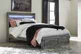 Baystorm - Queen/King Platform Rails - Gray