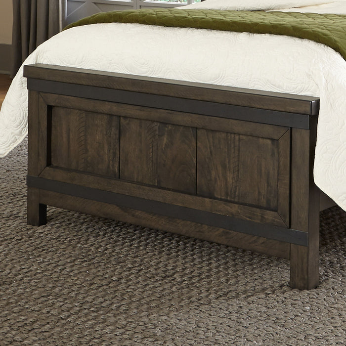 Thornwood Hills - Twin Panel Footboard - Dark Brown