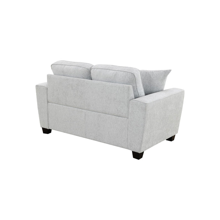 Ashbury - Loveseat With 2 Pillows - Soft Gray