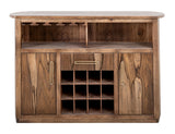 Balam - 1 Drawer & 2 Door Bar - Light Brown