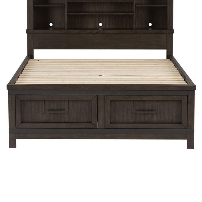 Thornwood Hills - Full Storage Footboard - Dark Brown