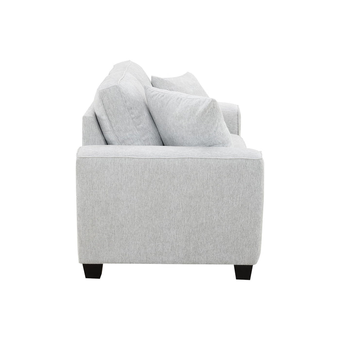 Ashbury - Loveseat With 2 Pillows - Soft Gray
