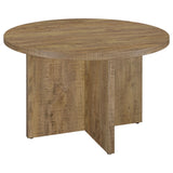 Larrabee - Round Dining Table - Mango Color
