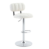 Adjustable Height Bar Stools With Footrest For Kitchen Island (Set of 2)