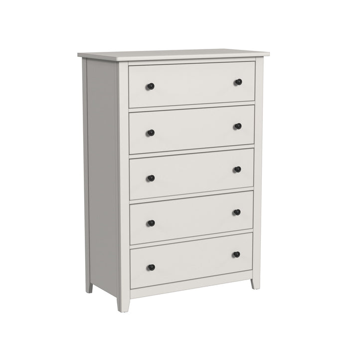 Lodge - 5 Drawer Chest - Cream