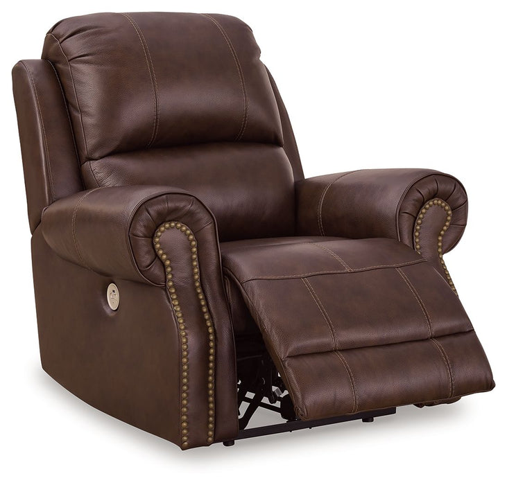 Freyeburg - Walnut - Zero Wall Power Recliner