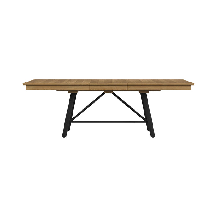 Newport - Trestle Table - Natural Oak