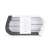 Anne - Buffet - White / Gray