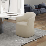 Accent Dining - Dining Chairs With Casters (Set of 4)