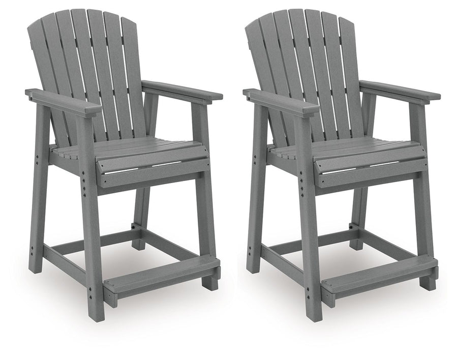 Sanctuary Beach - Barstool (Set of 2) - Dark Gray