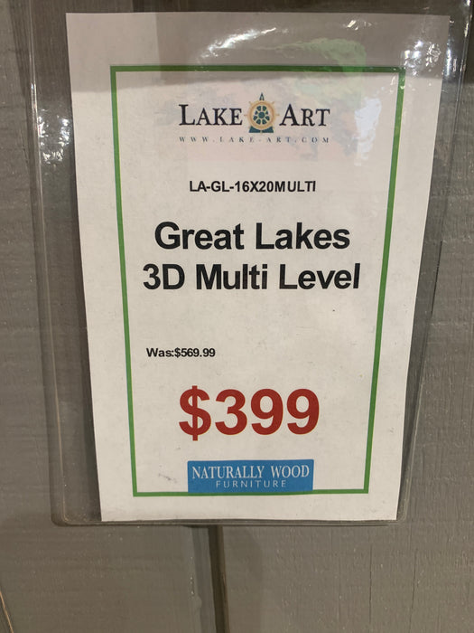 Great Lakes Wall Art 3D