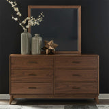 Century Modern - Dresser & Mirror - Walnut