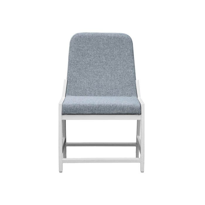 Nash - Outdoor Dining Upholstered Side Chair - Buff
