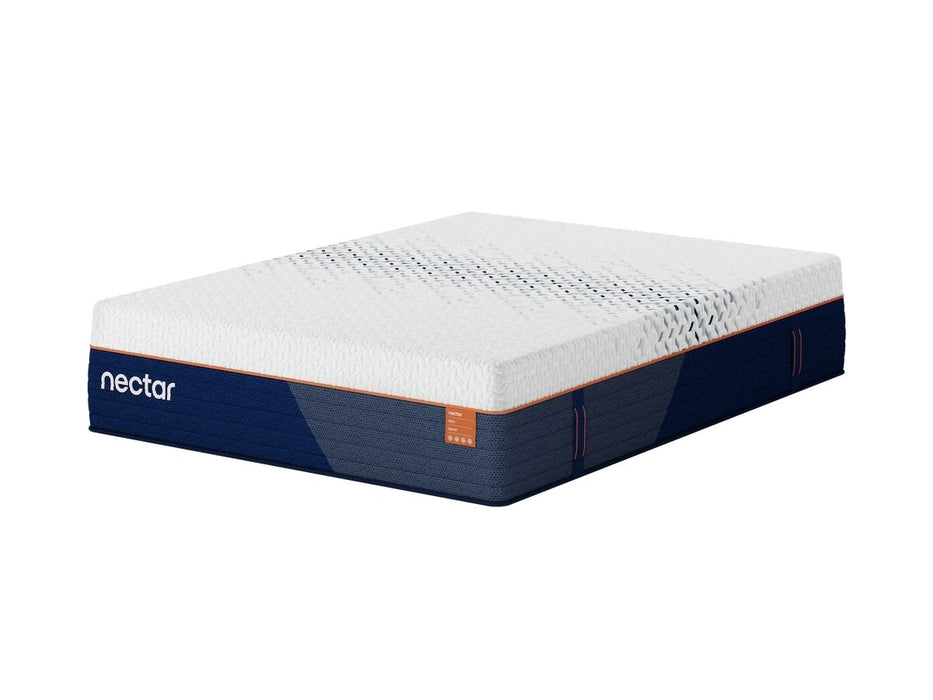 Nectar Ultra Hybrid 5.1 - White - King Mattress - Fabric