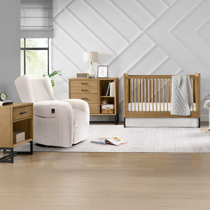 Newport - Classic Crib - Natural Oak