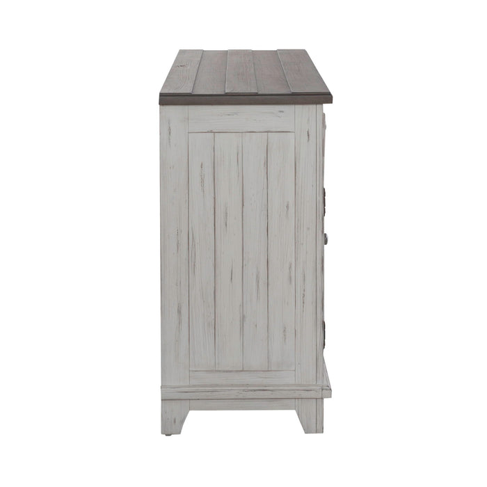 River Place - Accent Server - White