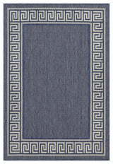 Sunshine - 5'3" X 7'3" Polypropylene Indoor, Outdoor Area Rug - Blue