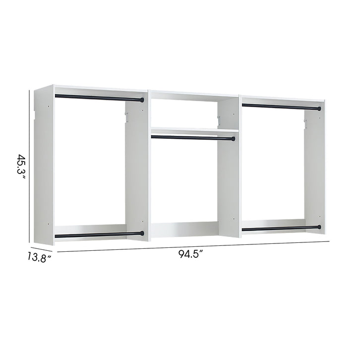 Devi - Wall Mounted Wood Closet System & Modular Design