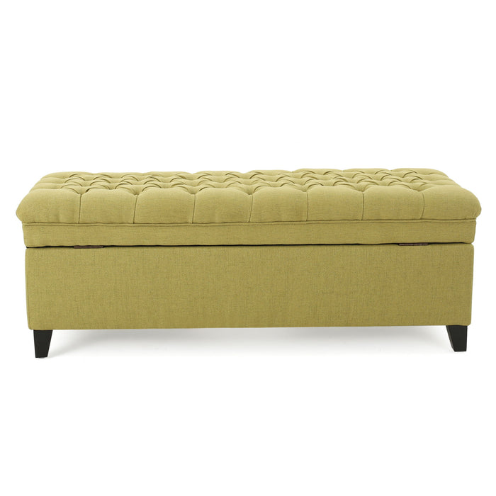 Juliana - Storage Ottoman With Birch Legs