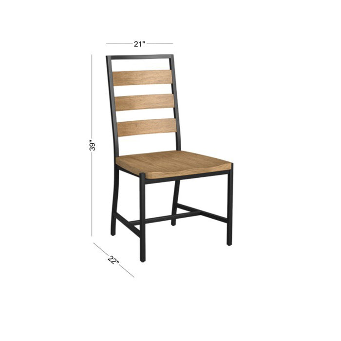 Newport - Ladder Chair - Natural Oak