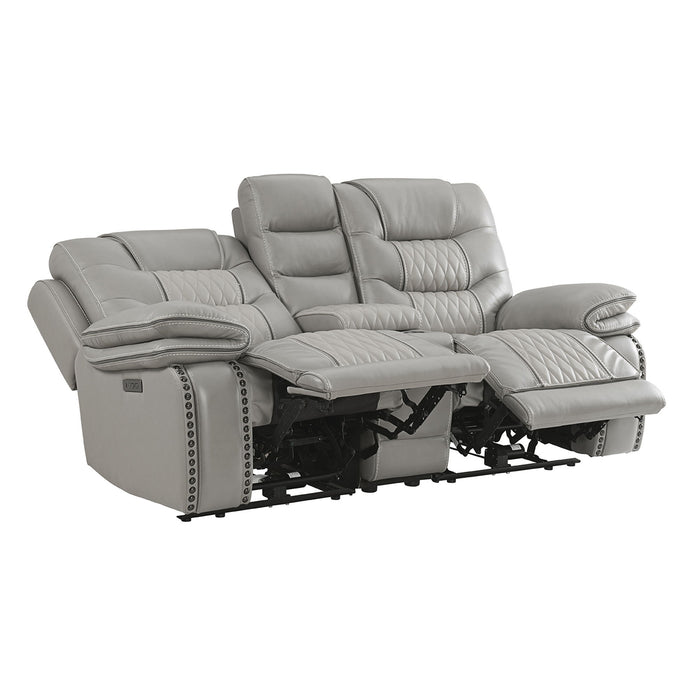 Cody - Dual-Power Loveseat - Santorini Solana